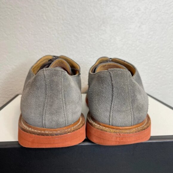 Mark McNairy New Amsterdam Derby Grey Suede Shoes Men\'s 11 US Made in England